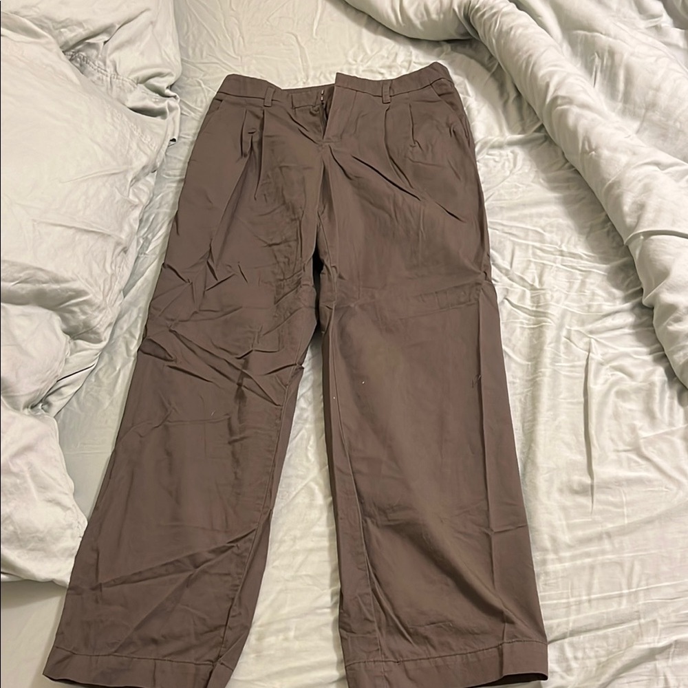 Green women’s business pants